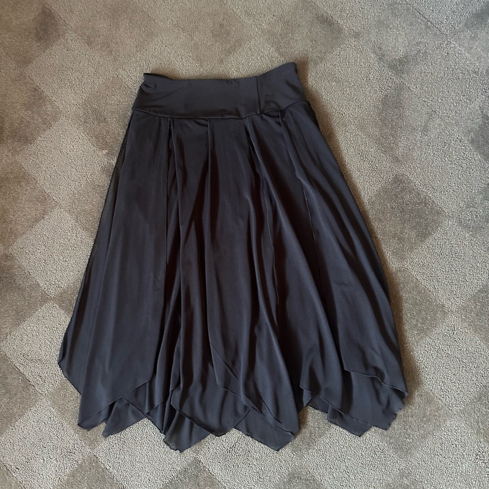 Tribal Brown Asymmetrical Skirt